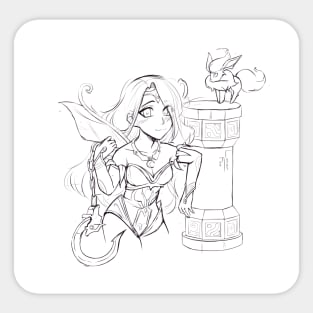 Dota Girl ! Sticker